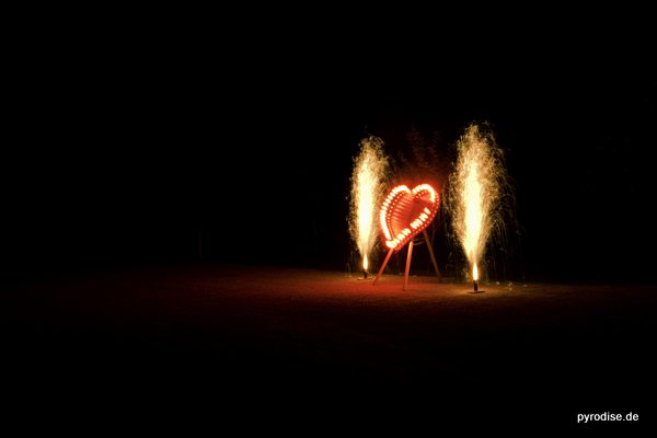 Lichterbild zu einer Hochzeit
